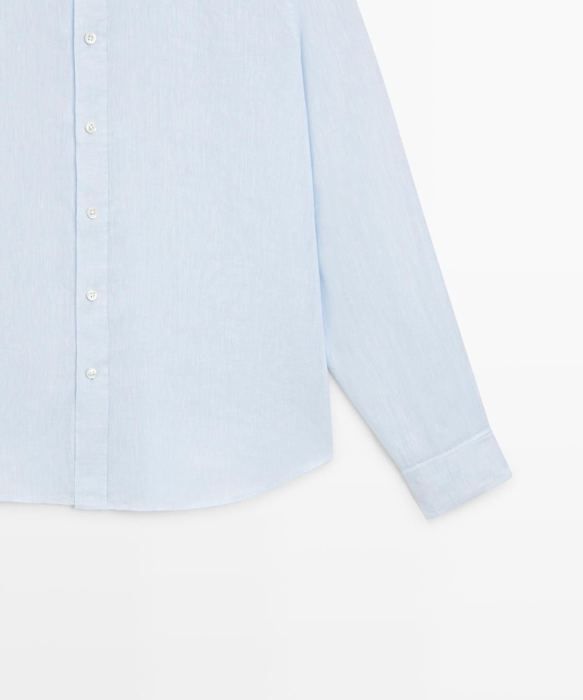 마시모두띠(MASSIMO DUTTI) 100% 린넨 레귤러 핏 셔츠