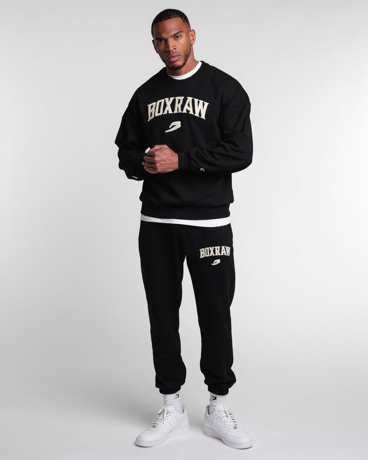 복스로(BOXRAW) 이스트 스트리트 스웻셔츠 - 남성 M BXRW-U-ESSW [블랙]