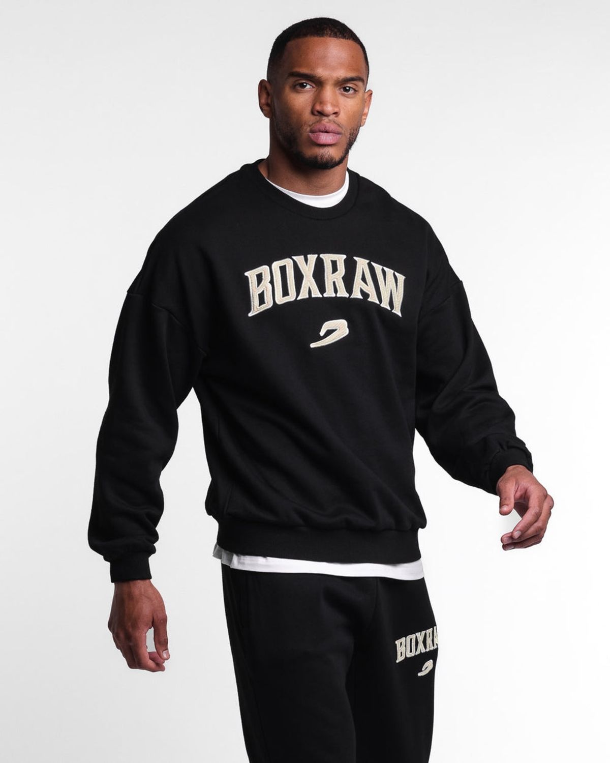 복스로(BOXRAW) 이스트 스트리트 스웻셔츠 - 남성 M BXRW-U-ESSW [블랙]