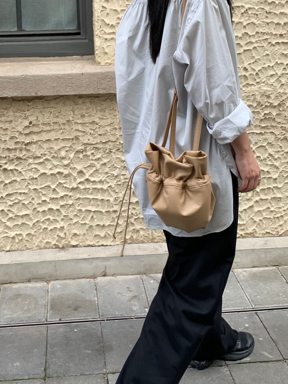 홉드(HOPED) Pouch Bag 파우치 백_피넛 베이지