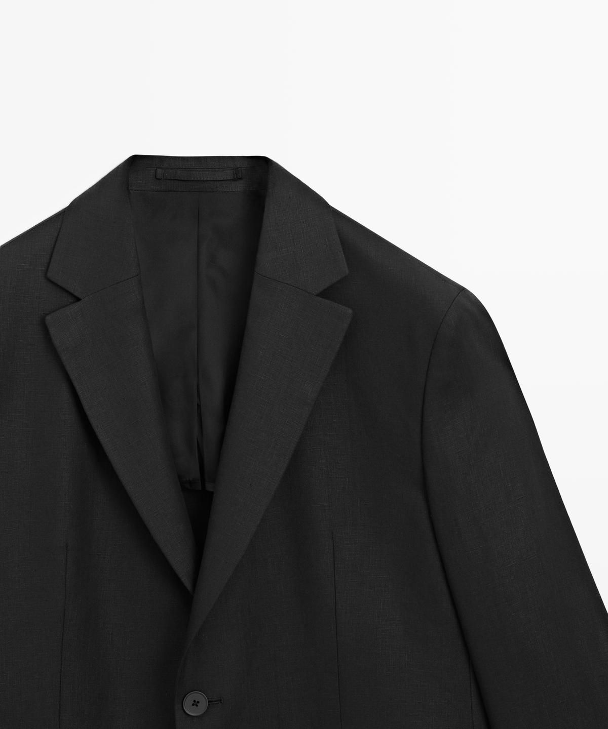 마시모두띠(MASSIMO DUTTI) 100% 린넨 테일러링 수트 블레이저
