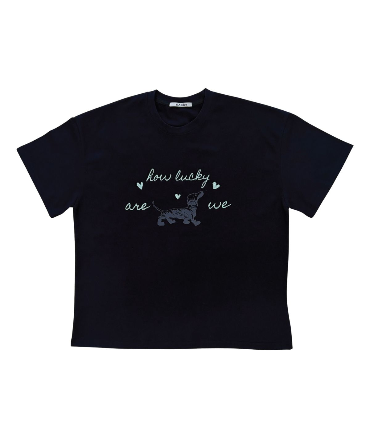 리엔드코(RIANDCO) LUCKY T-SHIRT_DEEP NAVY