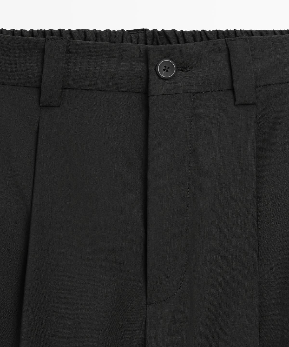 마시모두띠(MASSIMO DUTTI) 릴랙스 핏 핀턱 쿨 울 팬츠