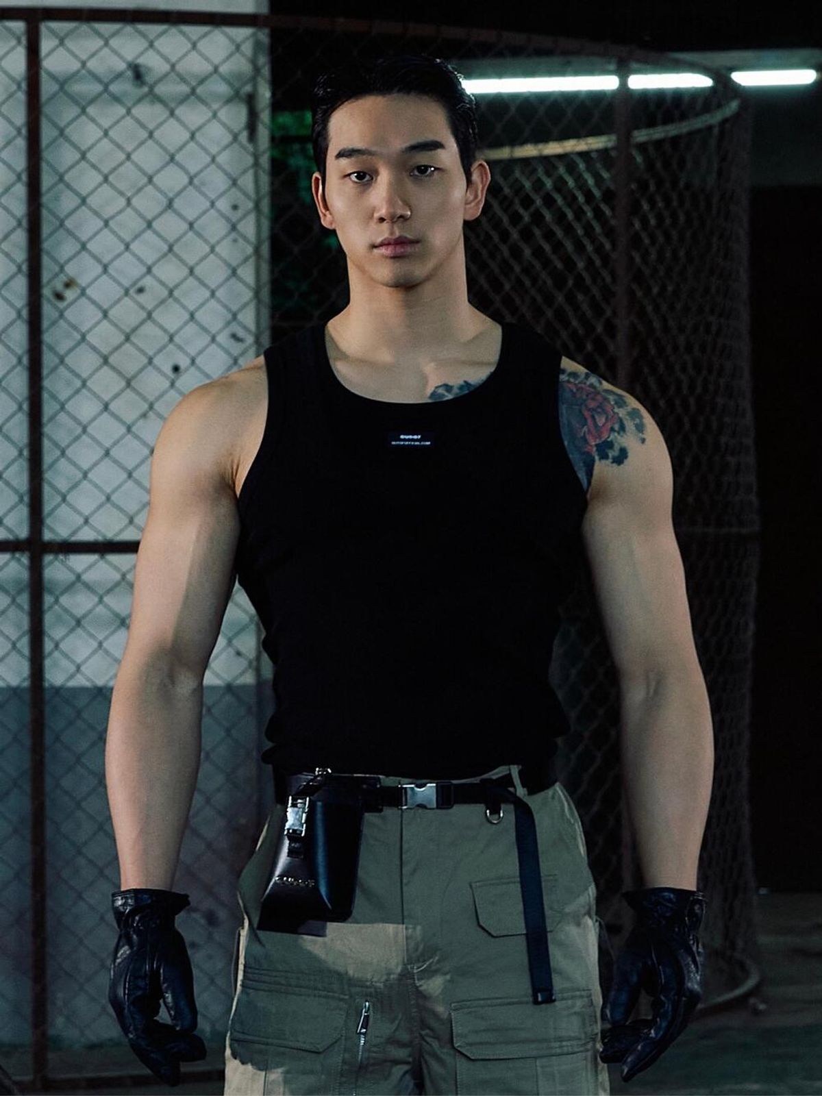 아웃오브(OUTOF) Double Round Neck Sleeveless
