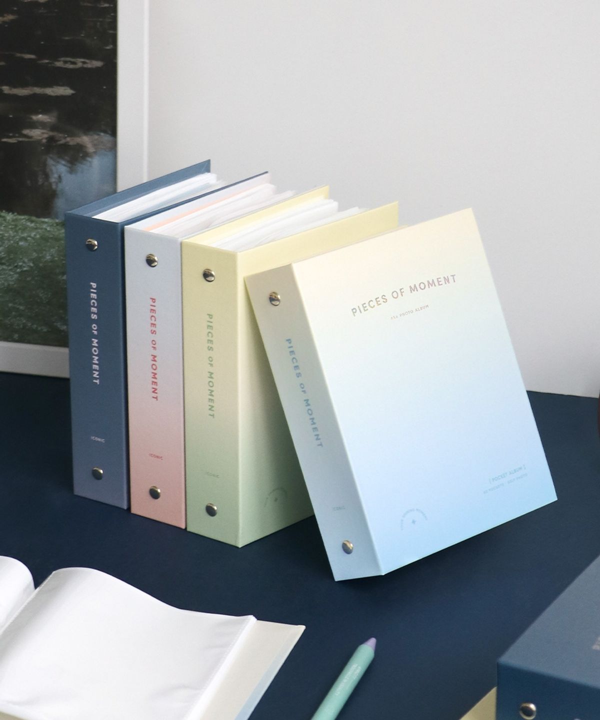 아이코닉(ICONIC) 모멘트 4X6 1단 포켓 사진앨범 80장 네컷 포토북