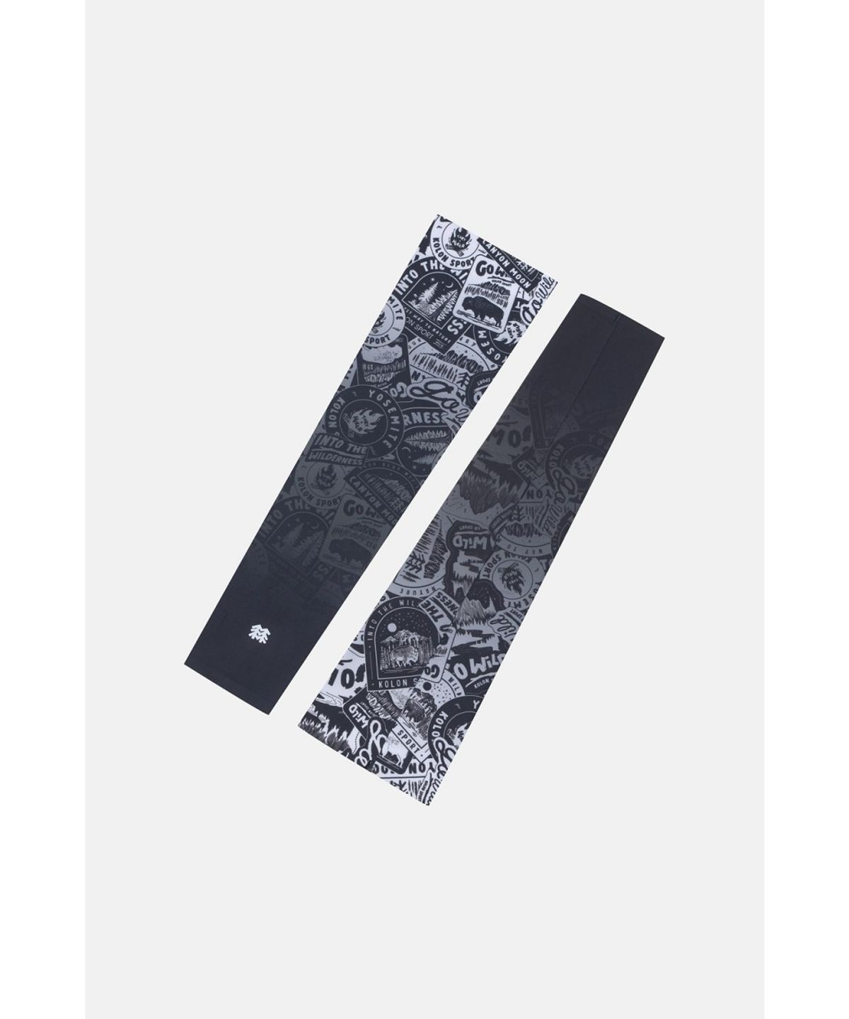 코오롱스포츠(KOLON SPORT) 남녀공용 모스드라이 심리스 프린트 팔토시 QEHEX26303BLK