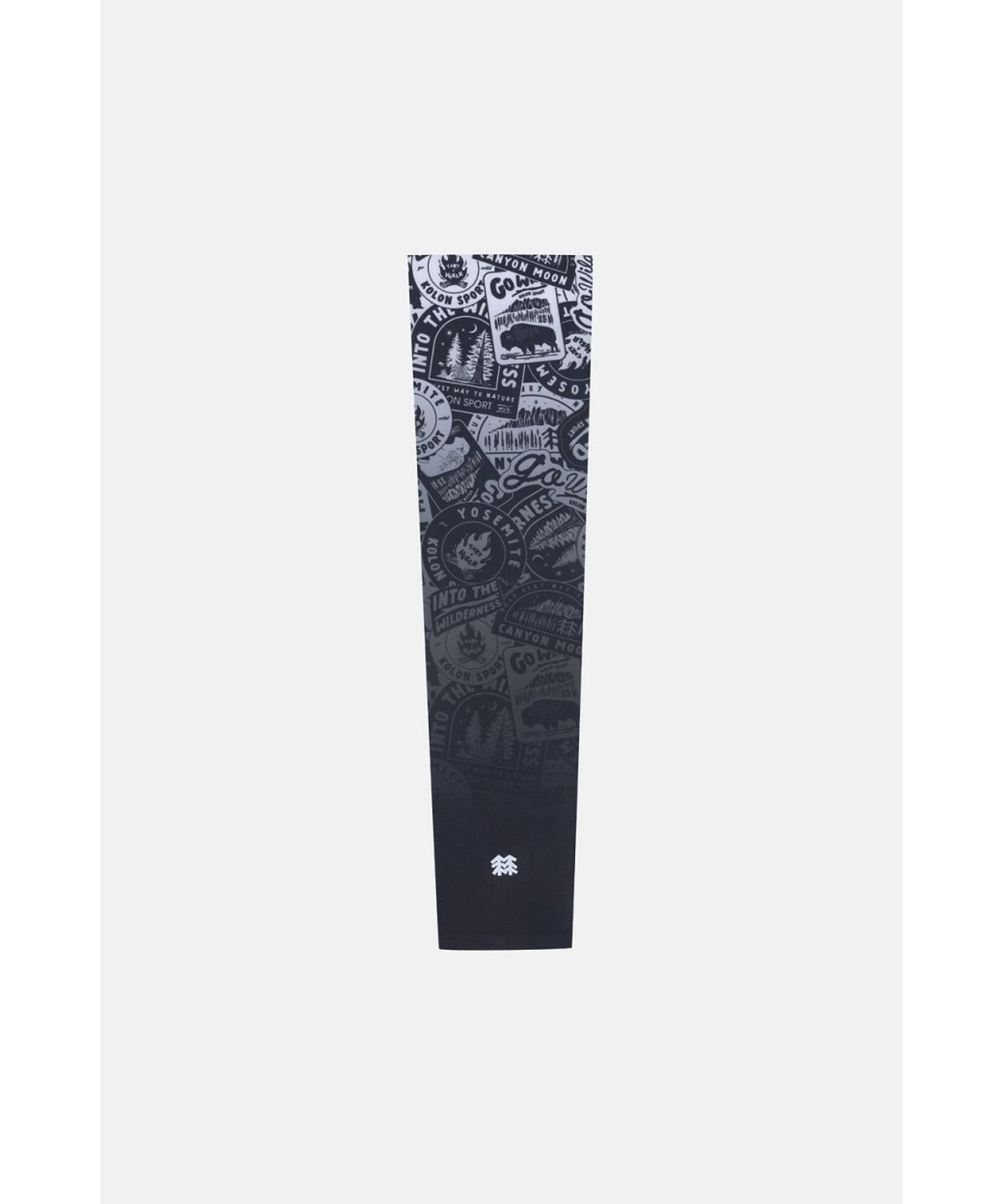 코오롱스포츠(KOLON SPORT) 남녀공용 모스드라이 심리스 프린트 팔토시 QEHEX26303BLK