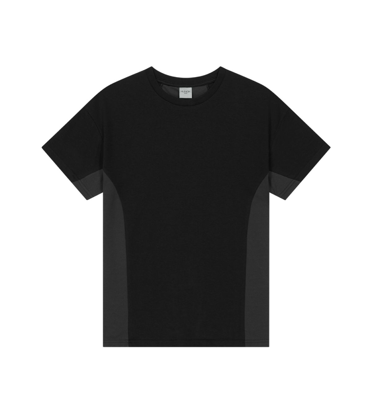 누녹(NUNOK) [ UNIT 03 ] MESH-AXIS TEE (BLACK)