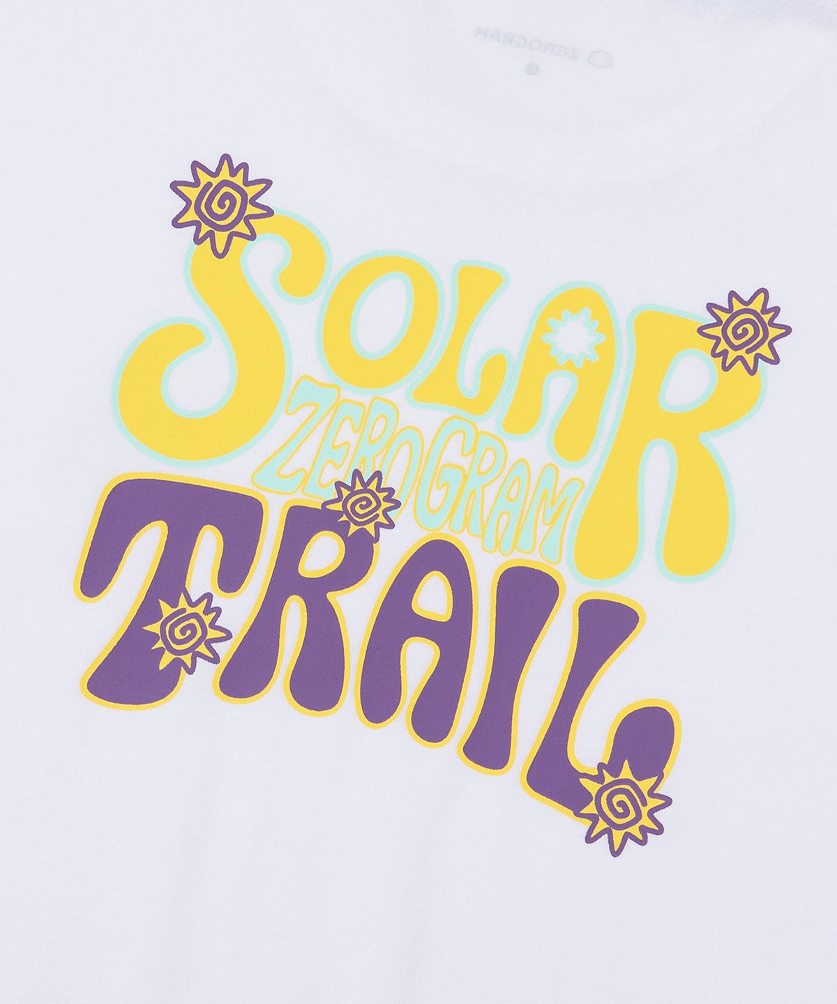 제로그램(ZEROGRAM) SOLAR TRAIL Sorona 백그래픽 반팔 티셔츠