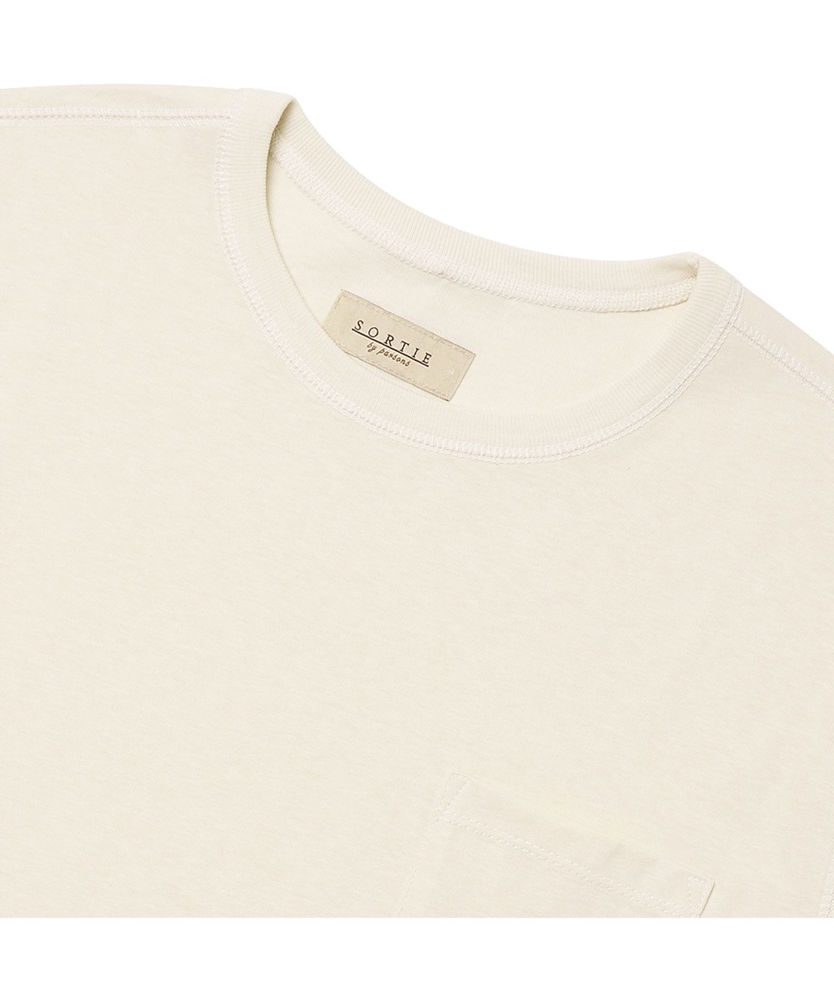 솔티(SORTIE) 3N605 Poket T-Shirts (Ivory)