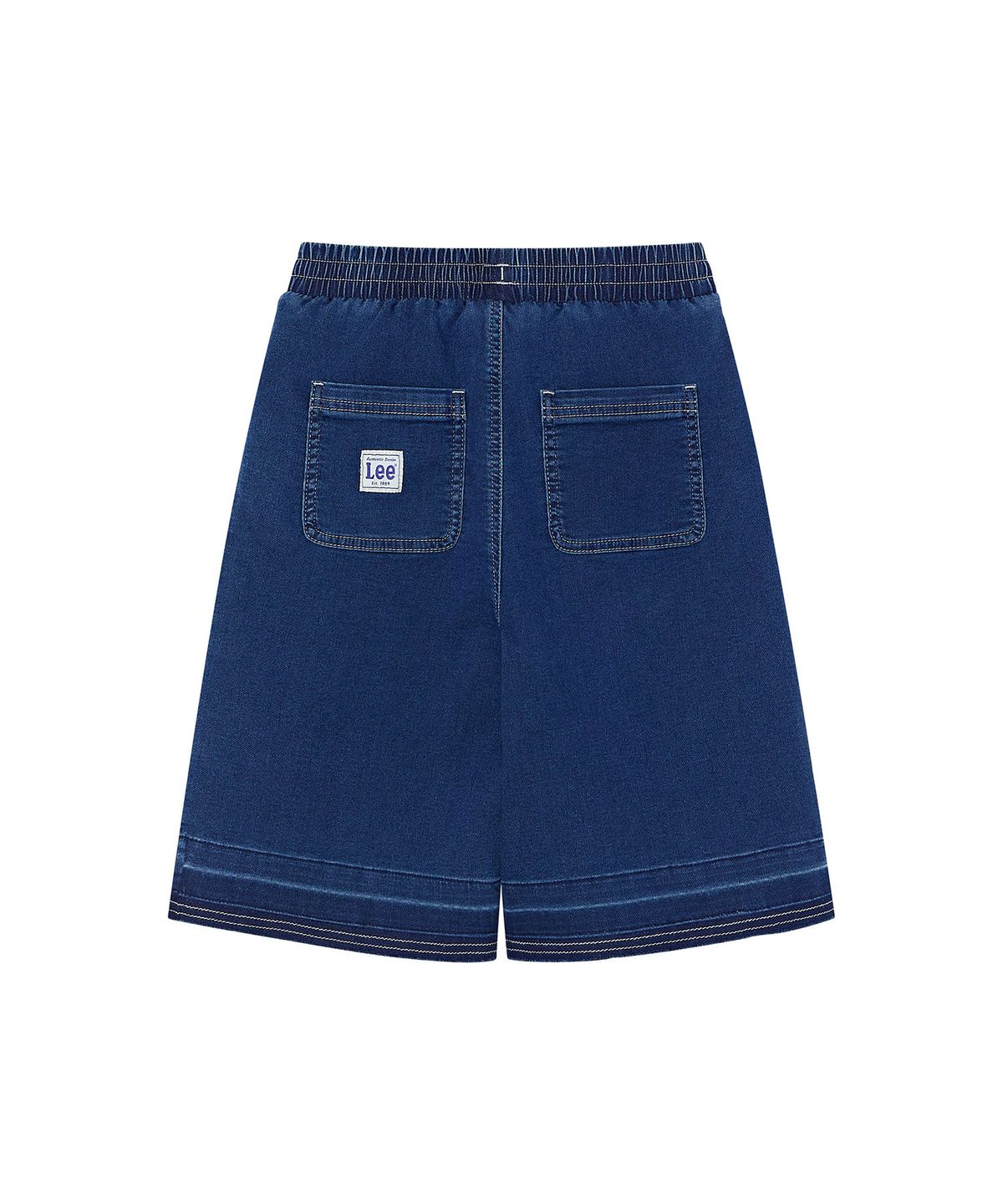 리 키즈(LEE KIDS) 인디고쭈리 6부 저지팬츠 인디고 LK2602JP15IN