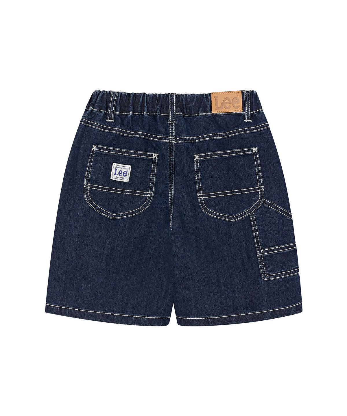 리 키즈(LEE KIDS) 스탠다드핏 4부 데님 팬츠 인디고 LK2602IS05IN