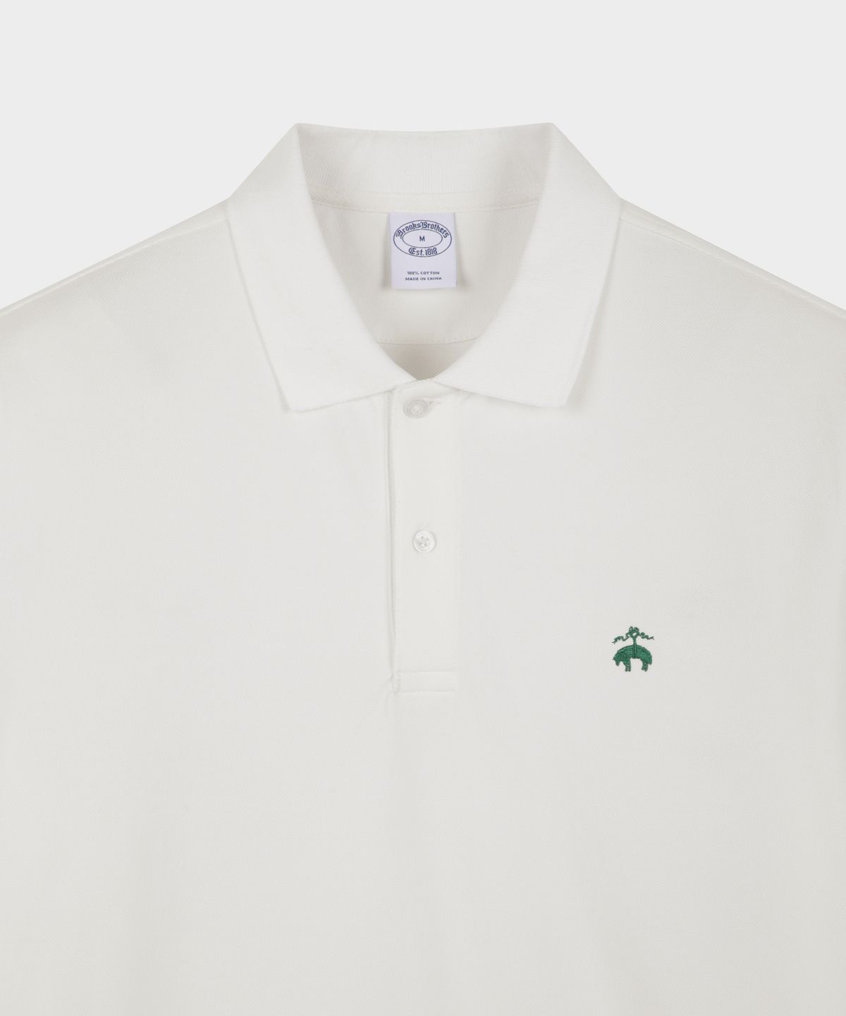 브룩스 브라더스(BROOKS BROTHERS) [BB x KT WIZ ]피케 티셔츠 (화이트) (BBNTMOG291)