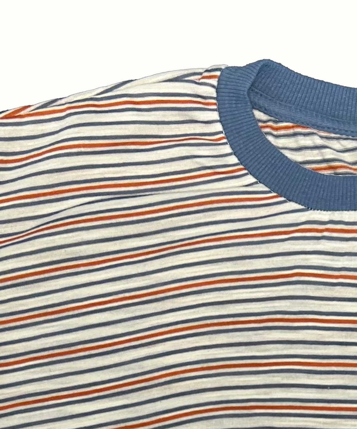 라메종드도도(LA MAISON DE DODO) BASIC DODO Stripe T Shirt_Blue/Mixed_키즈반팔티