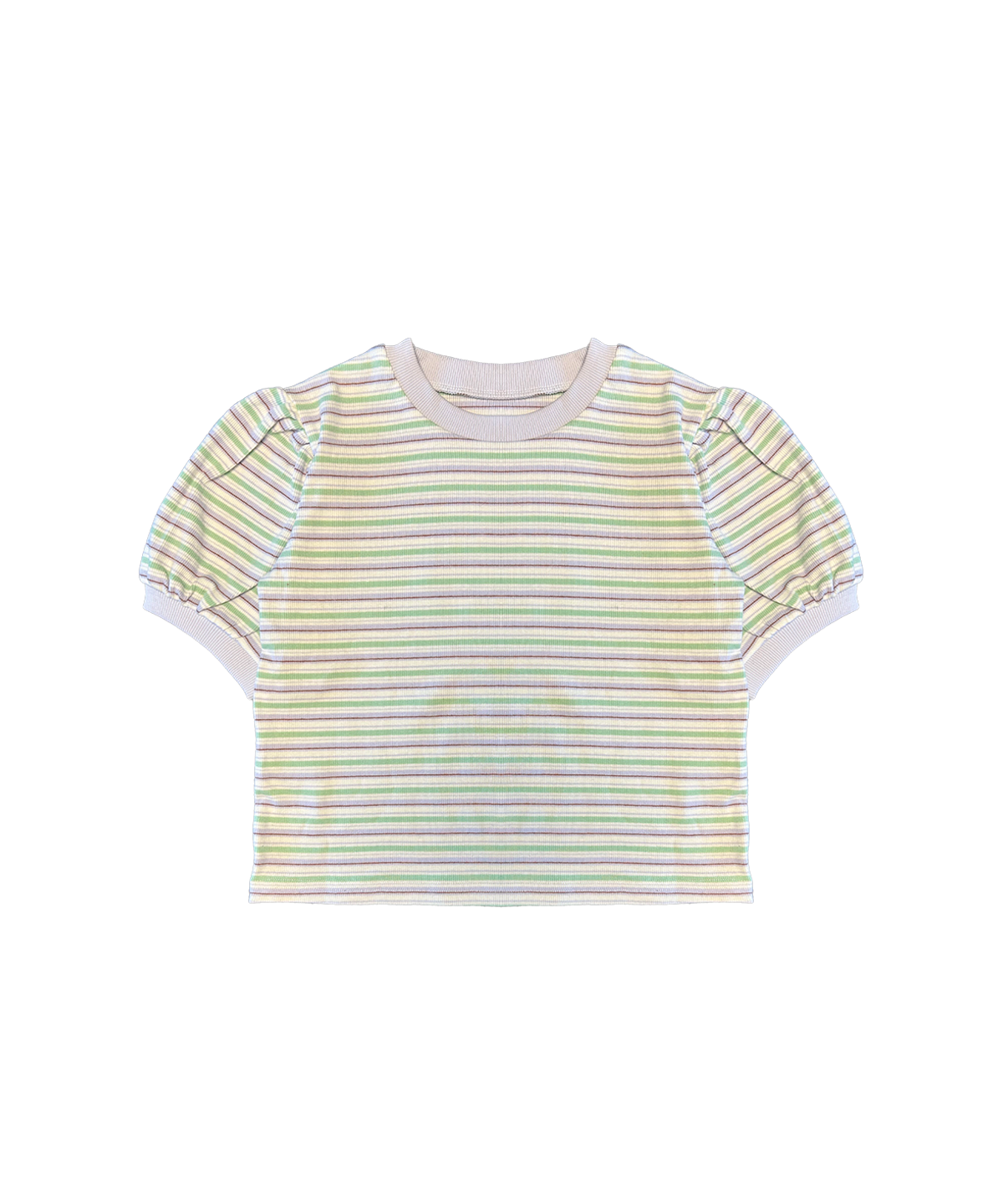 라메종드도도(LA MAISON DE DODO) BASIC DODO Puff T Shirt_Lavander/Mixed_키즈반팔티