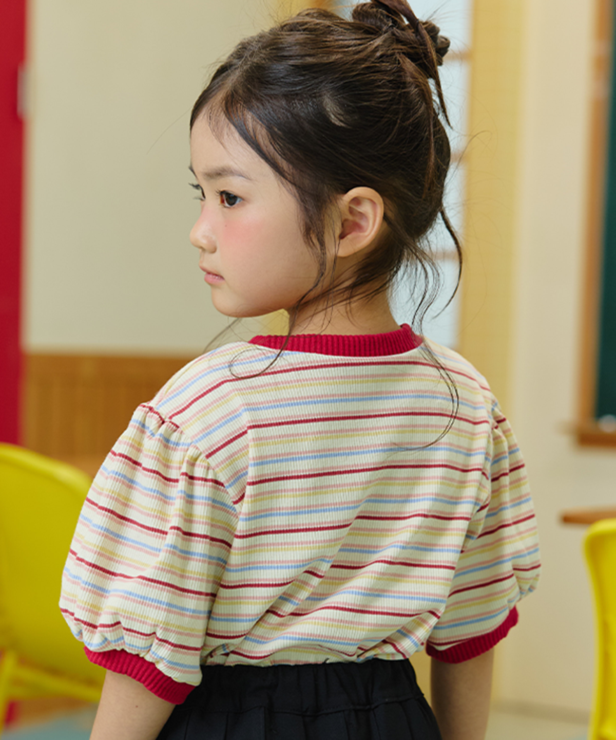 라메종드도도(LA MAISON DE DODO) BASIC DODO Puff T Shirt_Lavander/Mixed_키즈반팔티