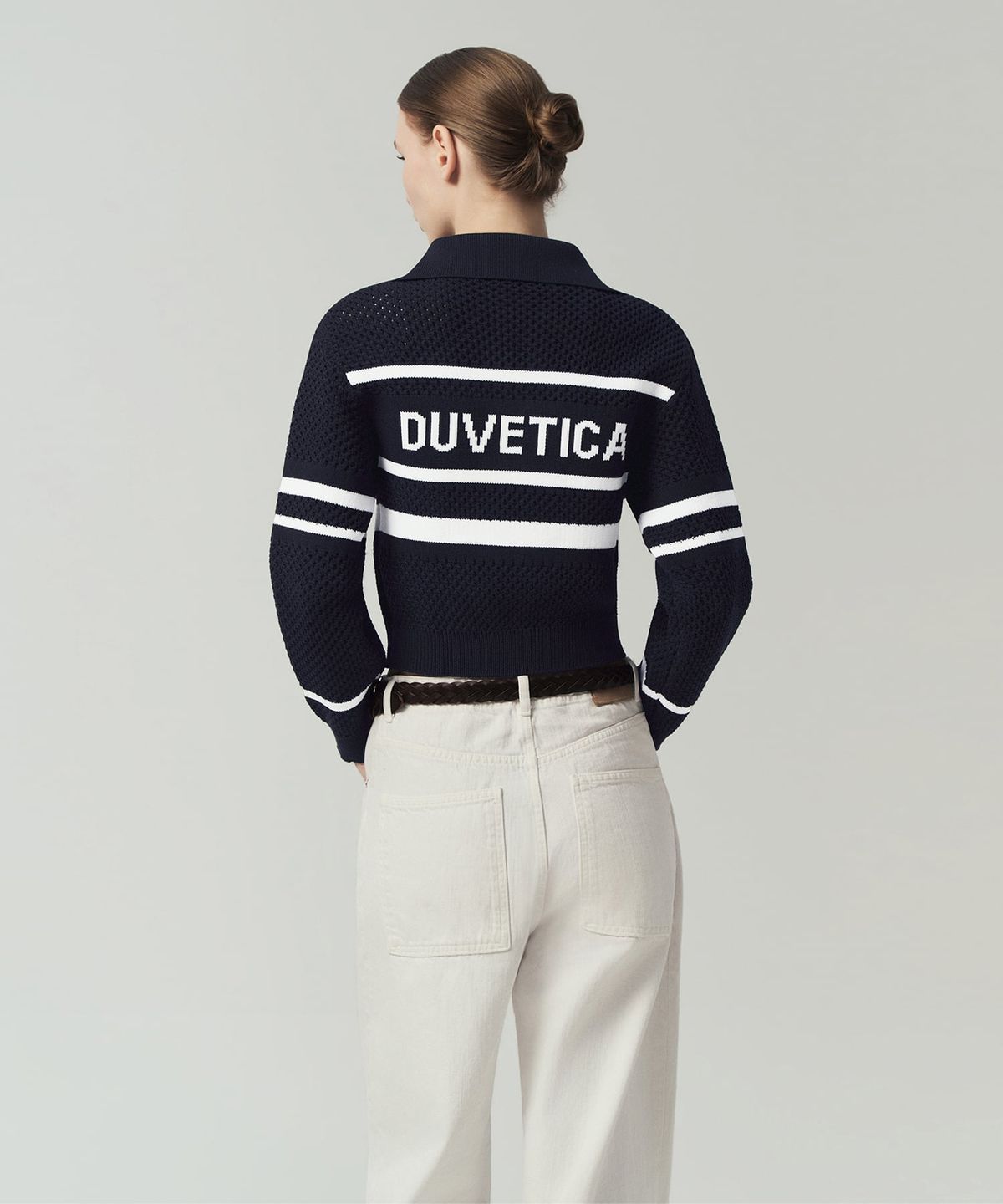 듀베티카(DUVETICA) 폰티니아(다크 네이비)(여성 니트가디건)