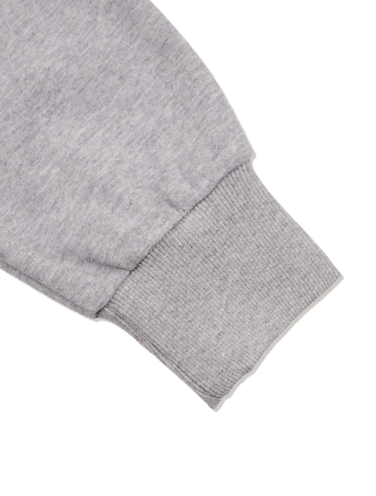 라 메종 스튜디오(LA MAISON STUDIO) EYELET SEVEN HOODIE ZIP-UP MELANGRAY/GRAYCREAM(FCG1ZP696M)