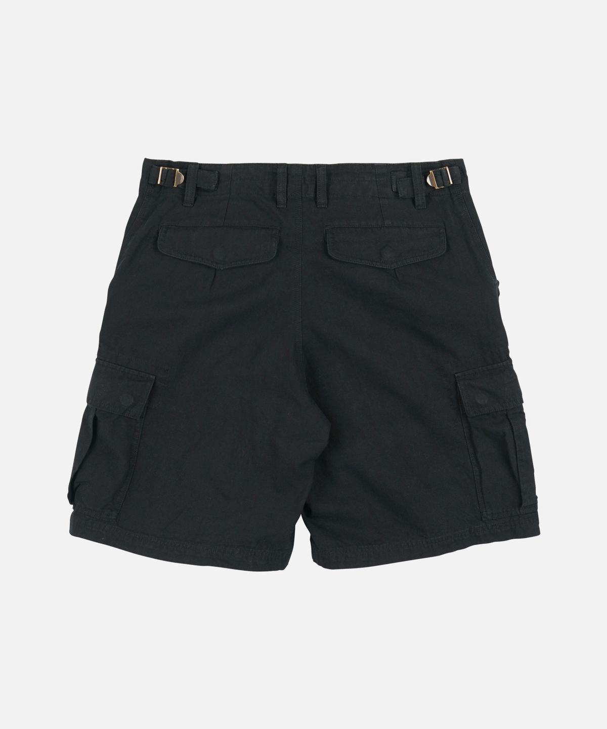 프리즘웍스(FRIZMWORKS) CANVAS ESSENTIAL CARGO SHORTS _ BLACK