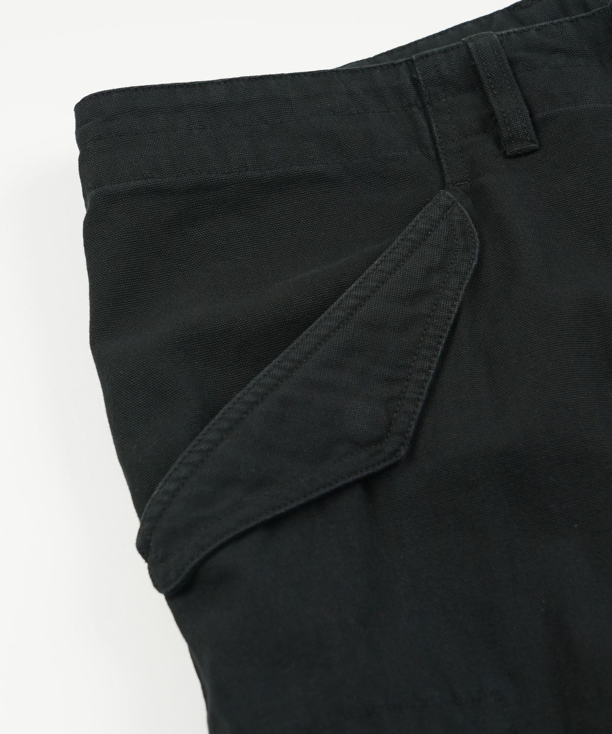 프리즘웍스(FRIZMWORKS) CANVAS ESSENTIAL CARGO SHORTS _ BLACK