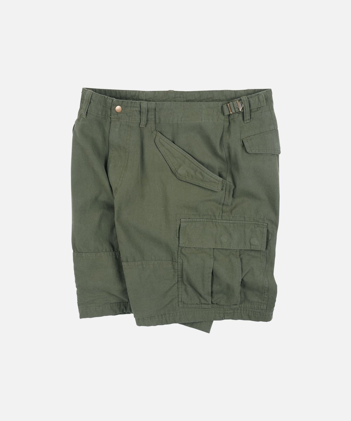 프리즘웍스(FRIZMWORKS) CANVAS ESSENTIAL CARGO SHORTS _ OLIVE