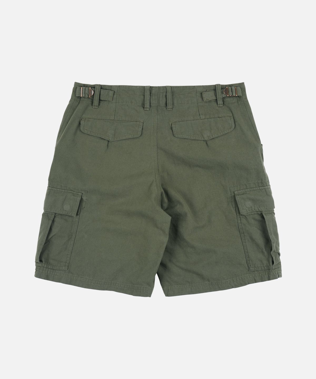 프리즘웍스(FRIZMWORKS) CANVAS ESSENTIAL CARGO SHORTS _ OLIVE