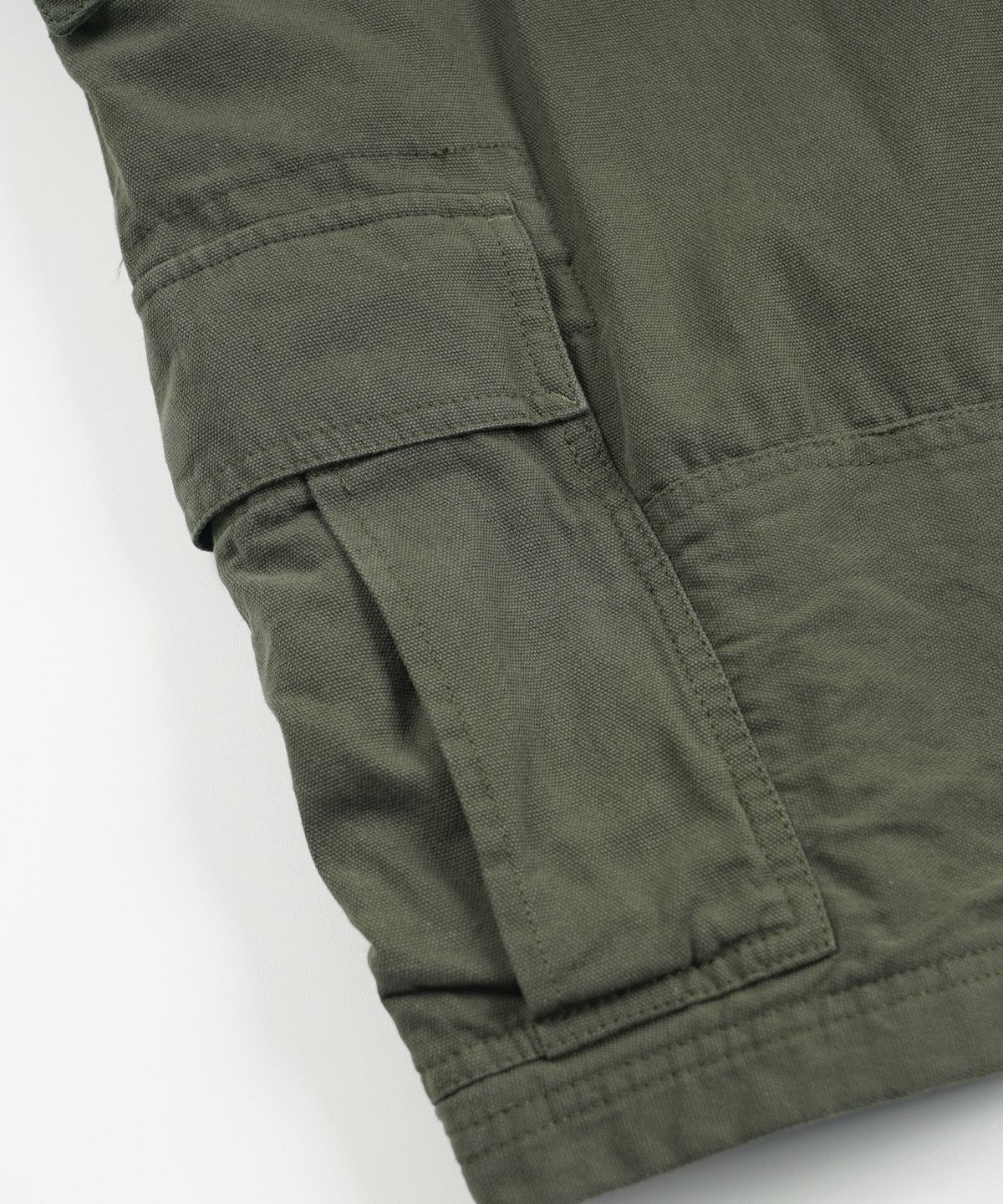 프리즘웍스(FRIZMWORKS) CANVAS ESSENTIAL CARGO SHORTS _ OLIVE