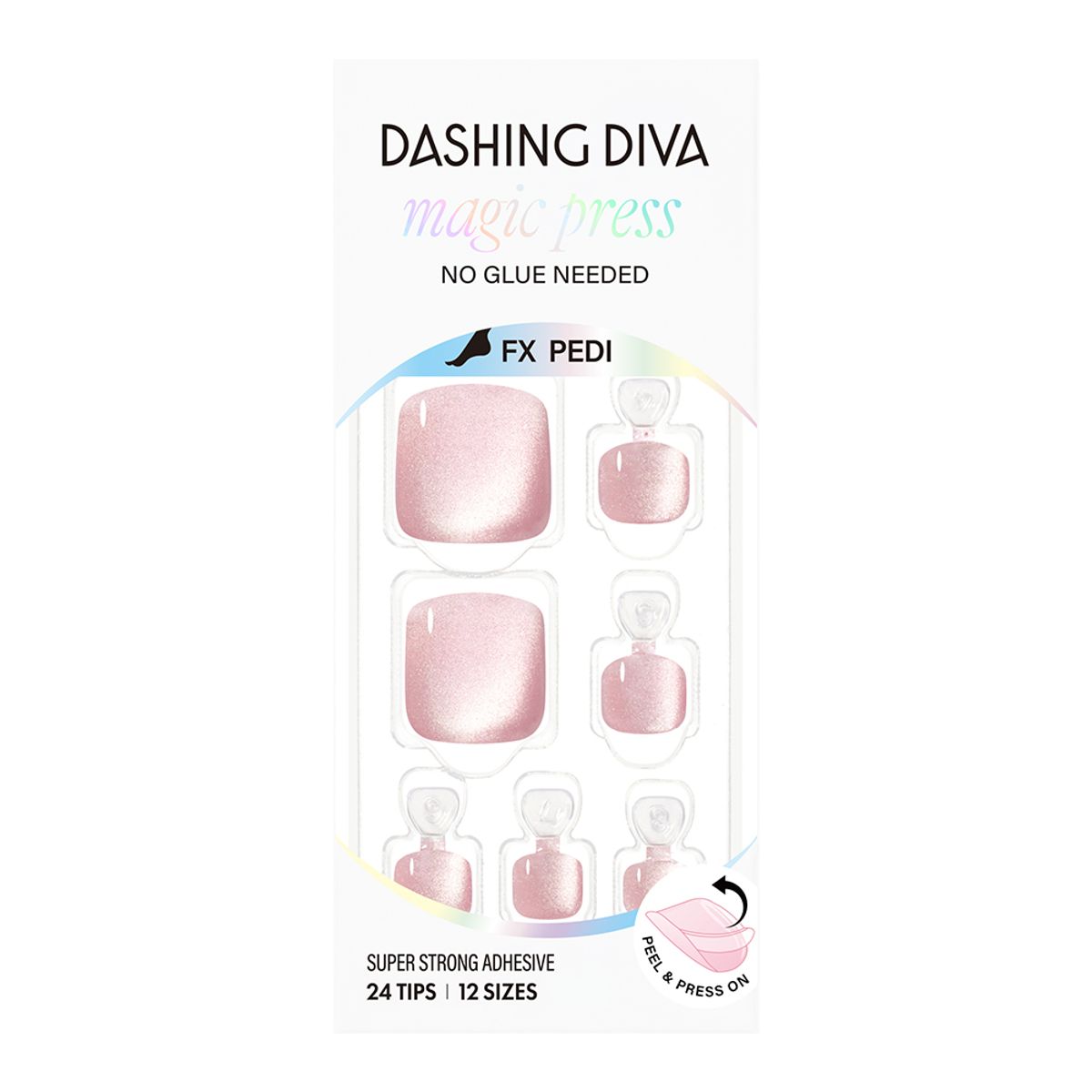 데싱디바(DASINGDIVA) 매직프레스 페디큐어 듀이 모브