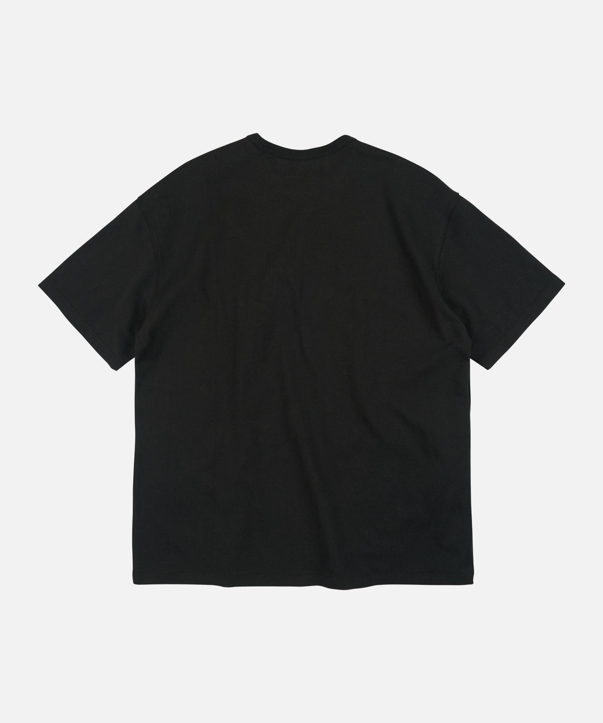 프리즘웍스(FRIZMWORKS) PUFF FICTION HALF TEE _ BLACK