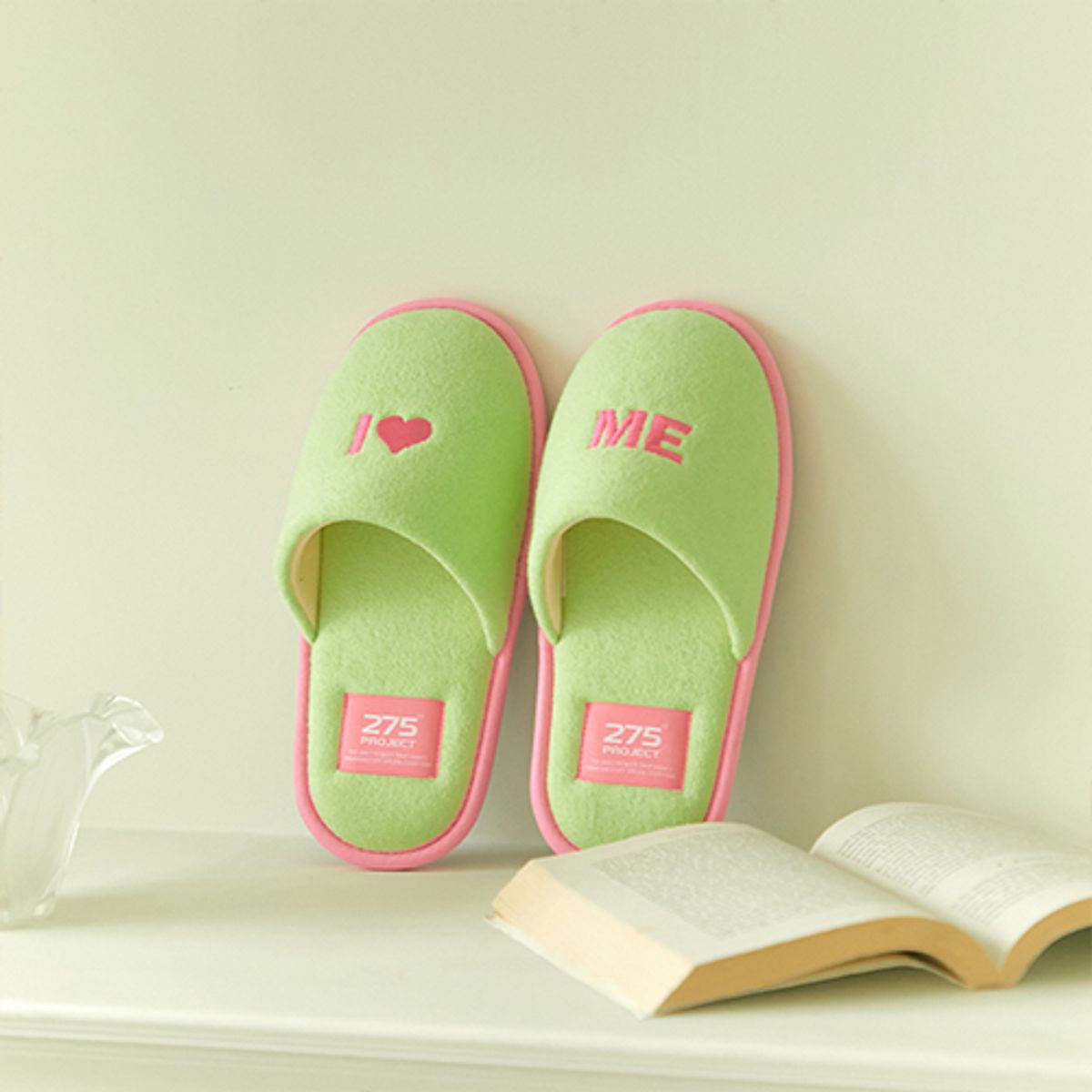 275프로젝트(275PROJECT) [2PACK] 에끌라 레터링 룸슈즈 3종 택1 2size
