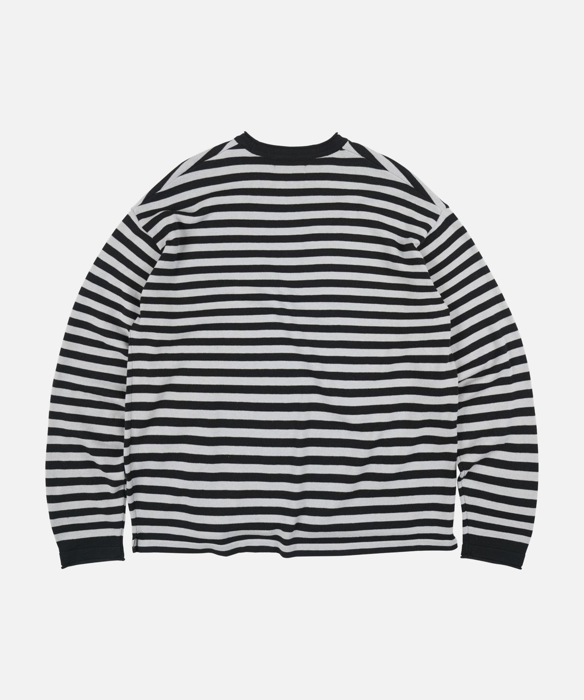 프리즘웍스(FRIZMWORKS) STRIPE KNIT LONG SLEEVE _ BLACK
