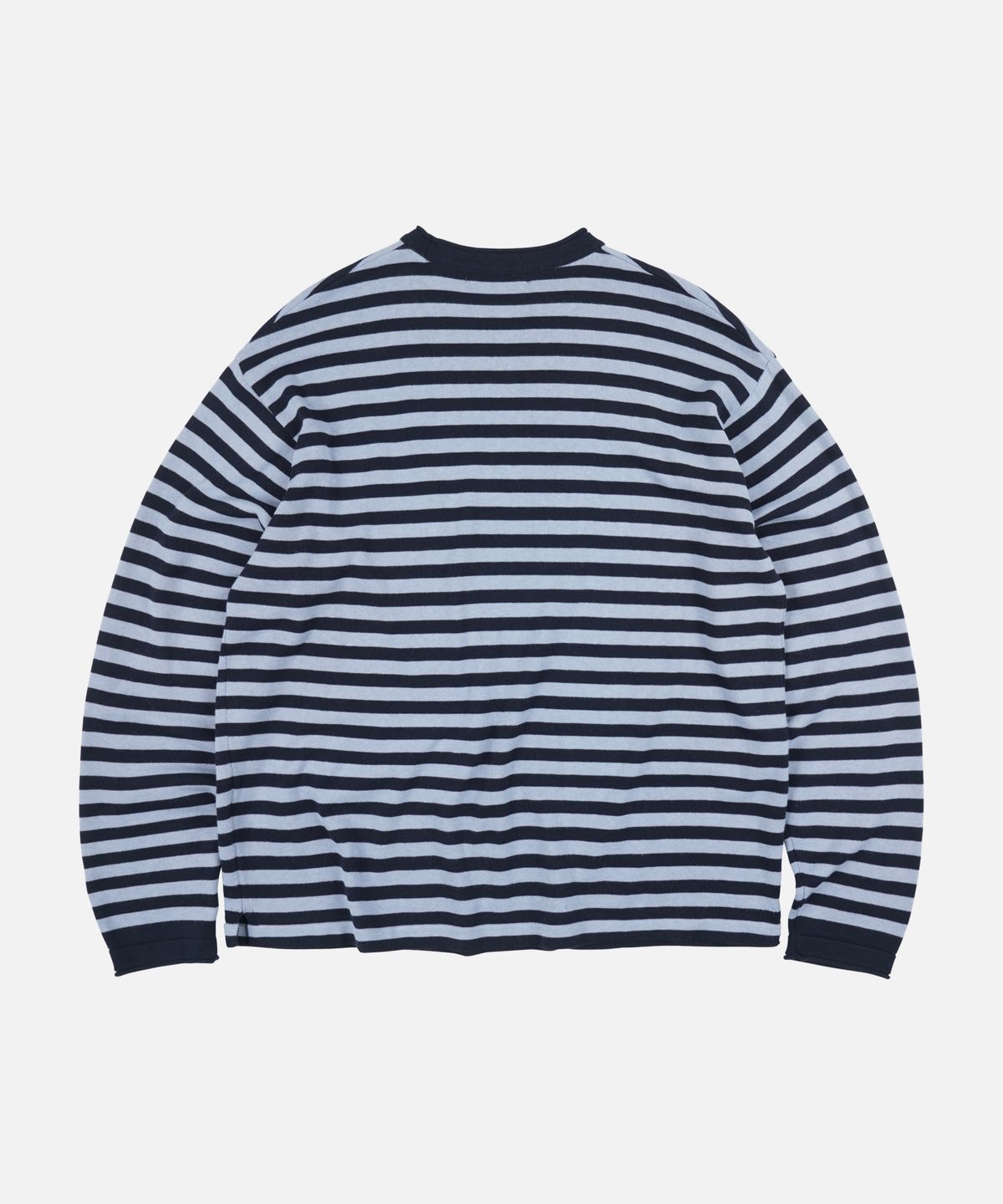 프리즘웍스(FRIZMWORKS) STRIPE KNIT LONG SLEEVE _ NAVY