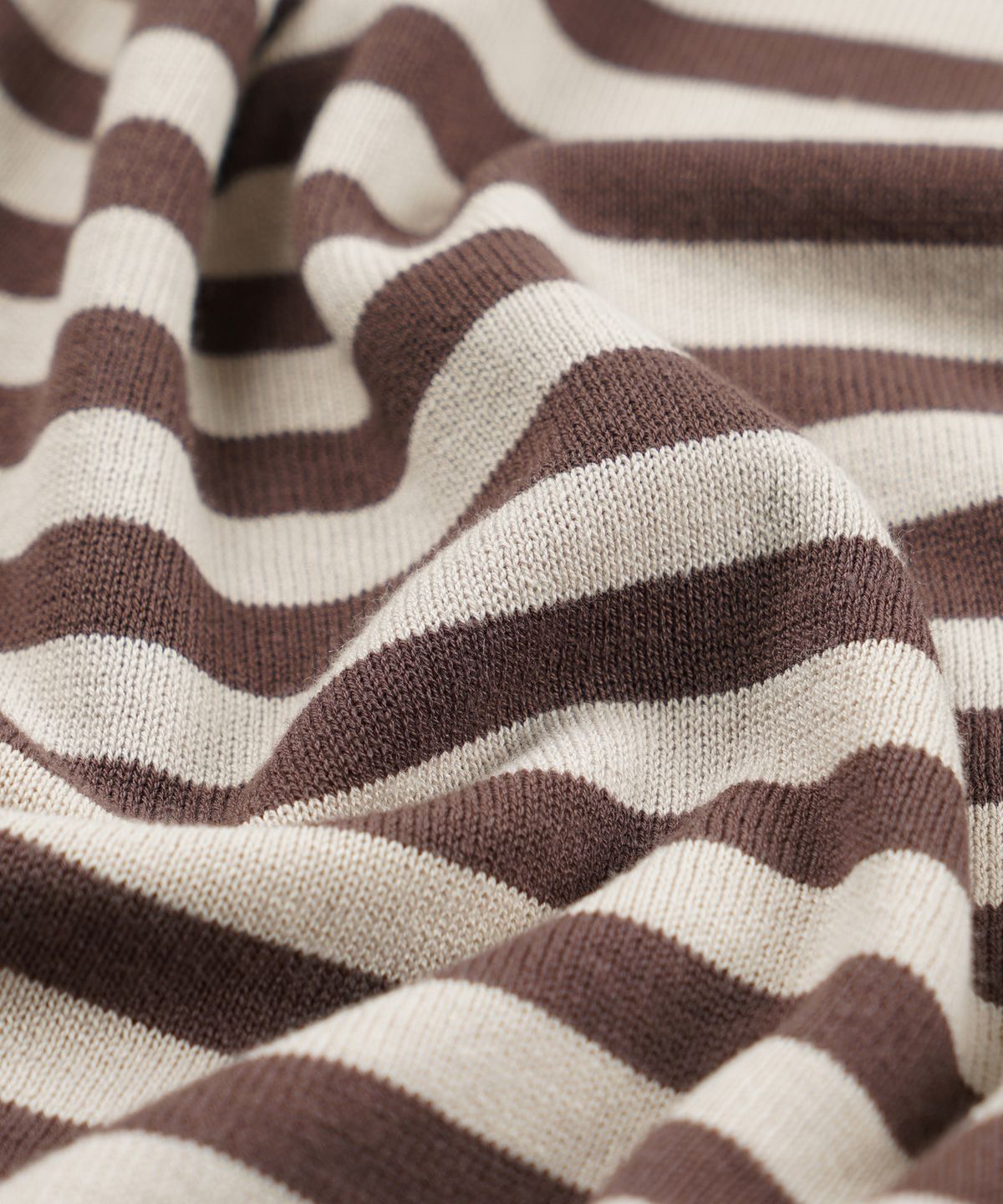 프리즘웍스(FRIZMWORKS) STRIPE KNIT LONG SLEEVE _ BROWN