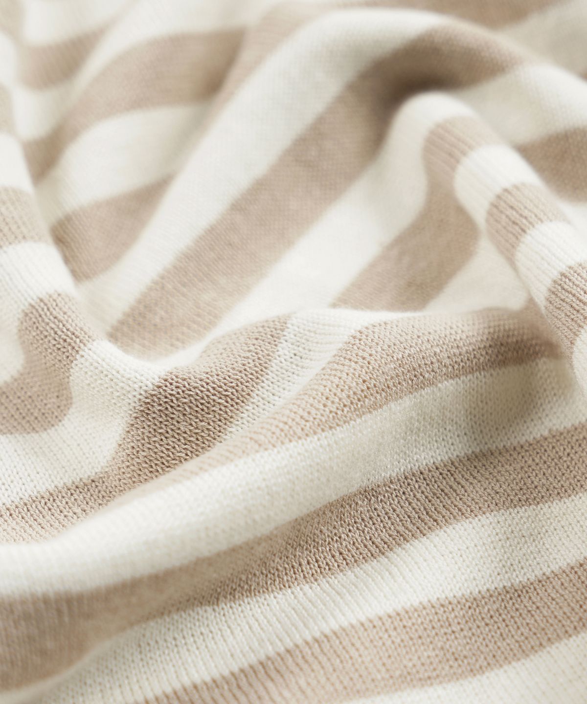 프리즘웍스(FRIZMWORKS) STRIPE KNIT LONG SLEEVE _ BEIGE