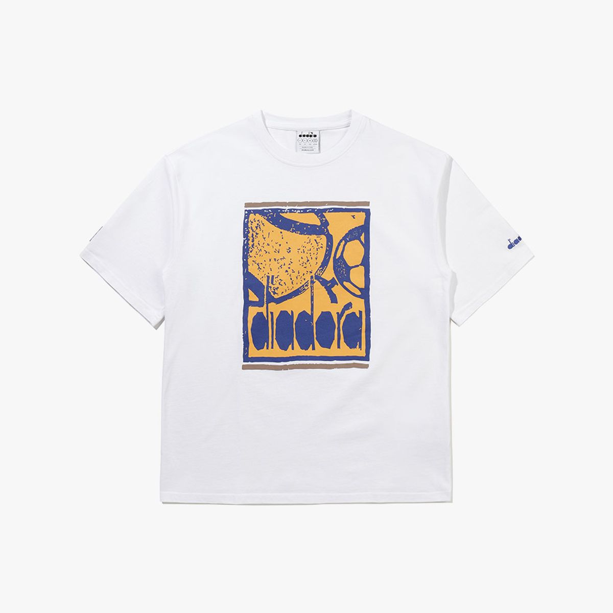 디아도라(diadora) 레거시 반팔 티셔츠 WHITE