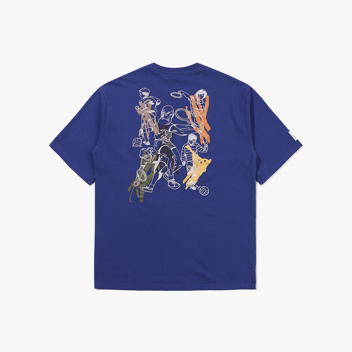 디아도라(diadora) 레거시 반팔 티셔츠 BLUE