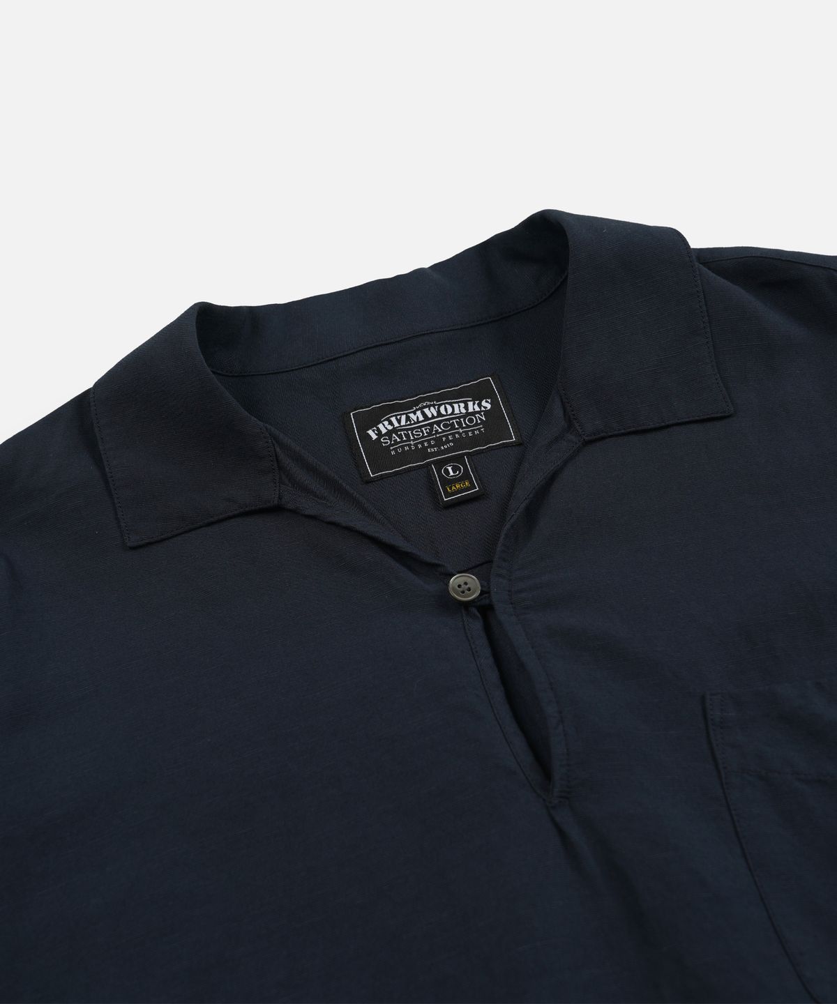 프리즘웍스(FRIZMWORKS) VENTI COLLAR SHIRT _ NAVY