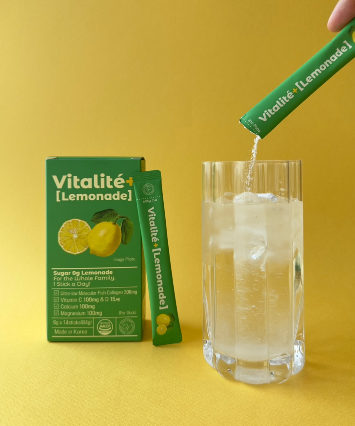 비딸리떼(VITALITE) [Lifestyle Box A] 레몬에이드 2박스 & 전용보틀 선물세트