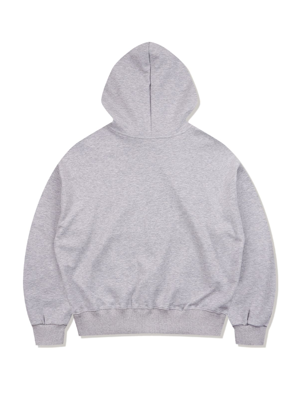 라 메종 스튜디오(LA MAISON STUDIO) PEGASUS CROP HOODIE ZIP-UP MELANGRAY(FCG1ZP694M)