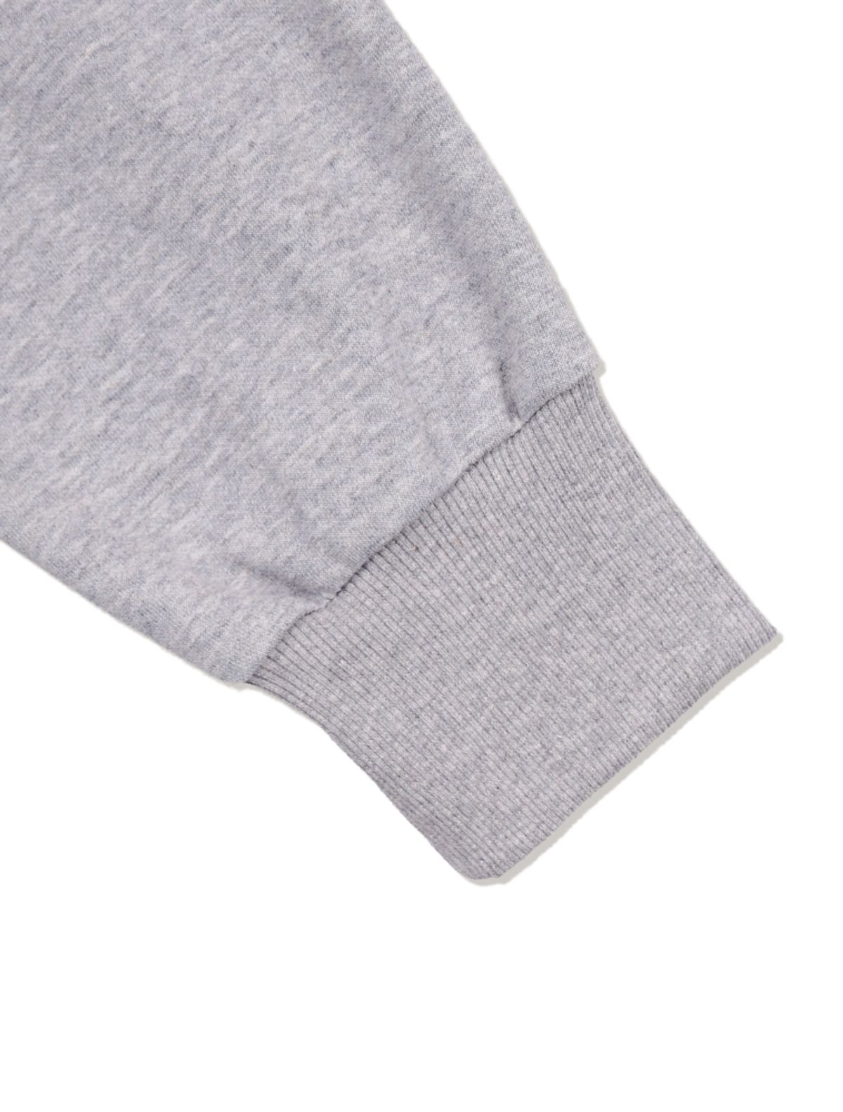 라 메종 스튜디오(LA MAISON STUDIO) PEGASUS CROP HOODIE ZIP-UP MELANGRAY(FCG1ZP694M)