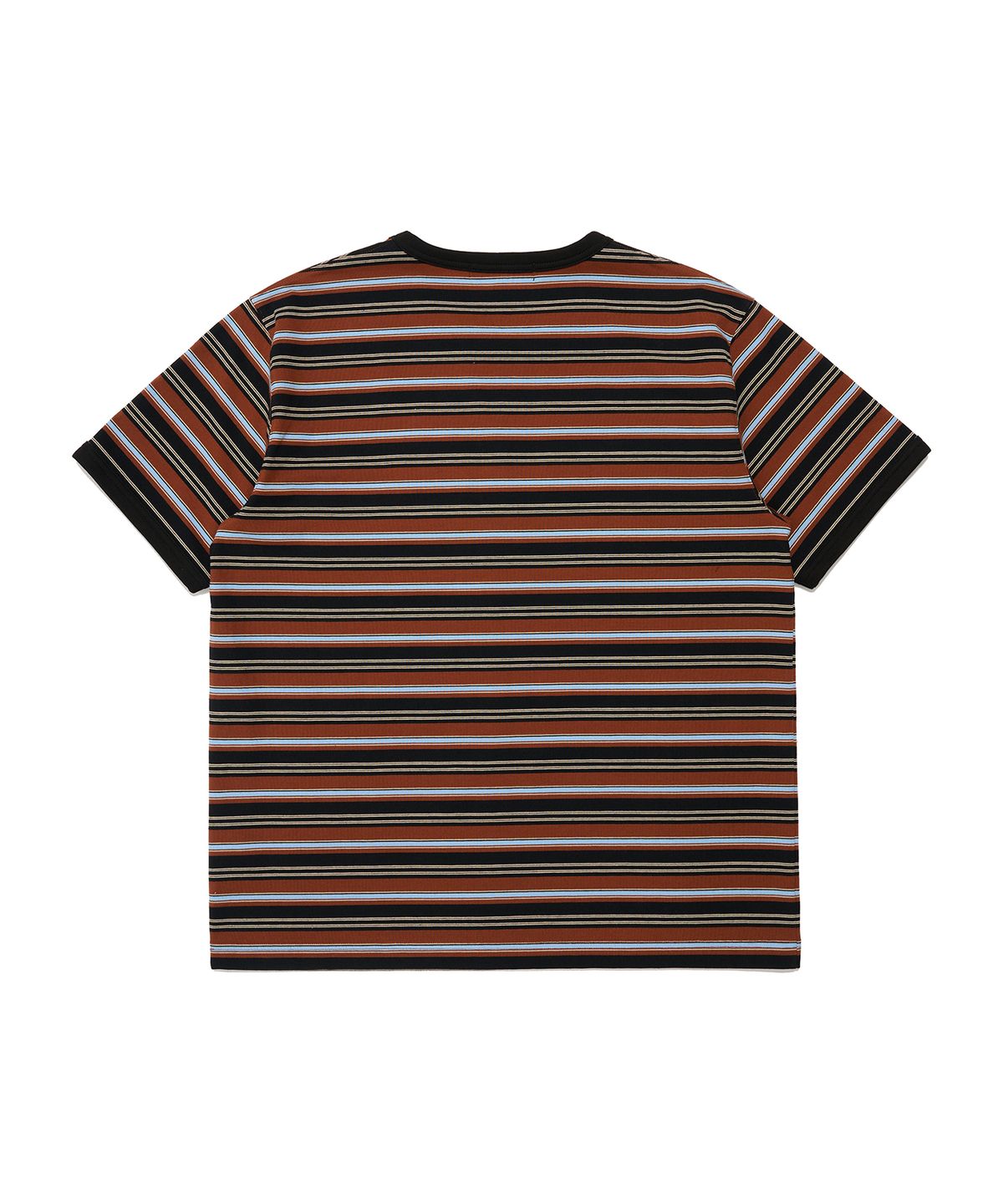 논타입(NONTYPE) MULTI STRIPE RINGER TEE (BLACK)