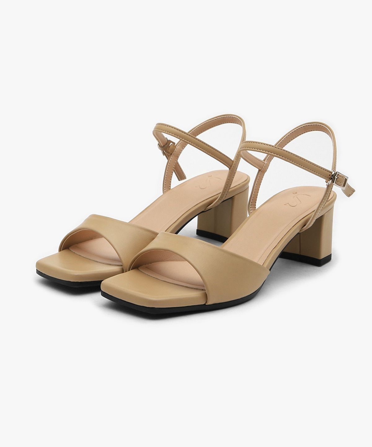사뿐(SAPPUN) 네이린 스퀘어 샌들힐 (5cm)