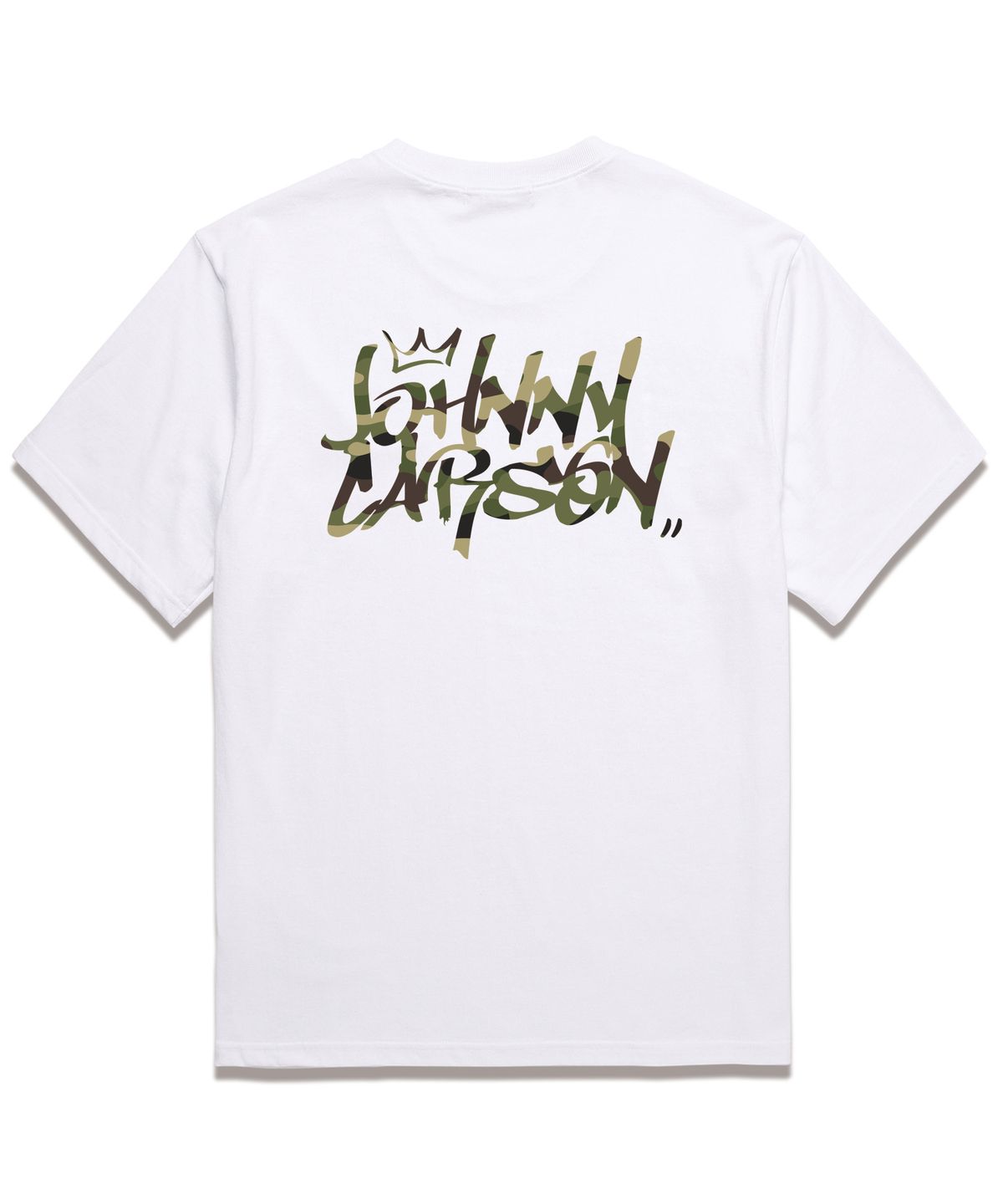 자니카슨(JOHNNY CARSON) Classic Graffiti Logo 반팔티셔츠 (JCSS102) 화이트/카모