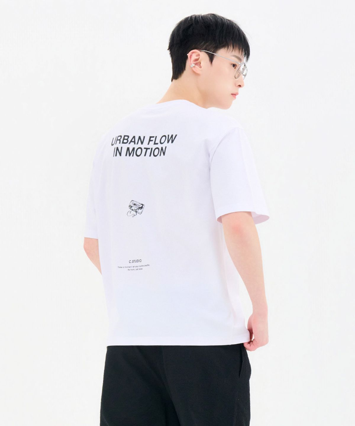 체이스컬트(CHASECULT) 남성 그래픽 반팔 티셔츠-FBRK5814D01
