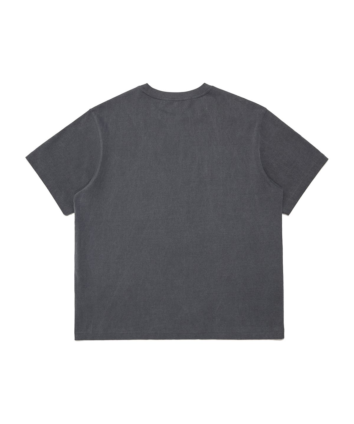 논타입(NONTYPE) PIGMENT BRUSH STROKE TEE (DARK GREY)