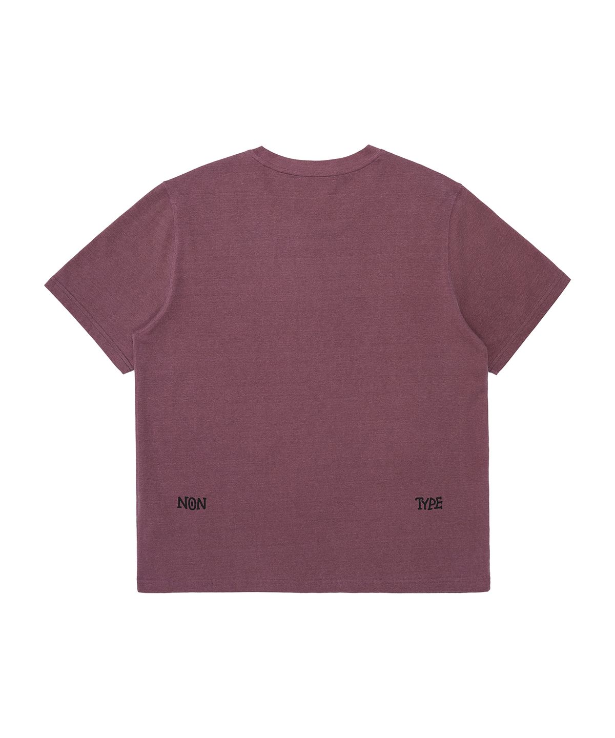 논타입(NONTYPE) VINTAGE STAR SEMI CROPPED TEE (LIGHT RED)