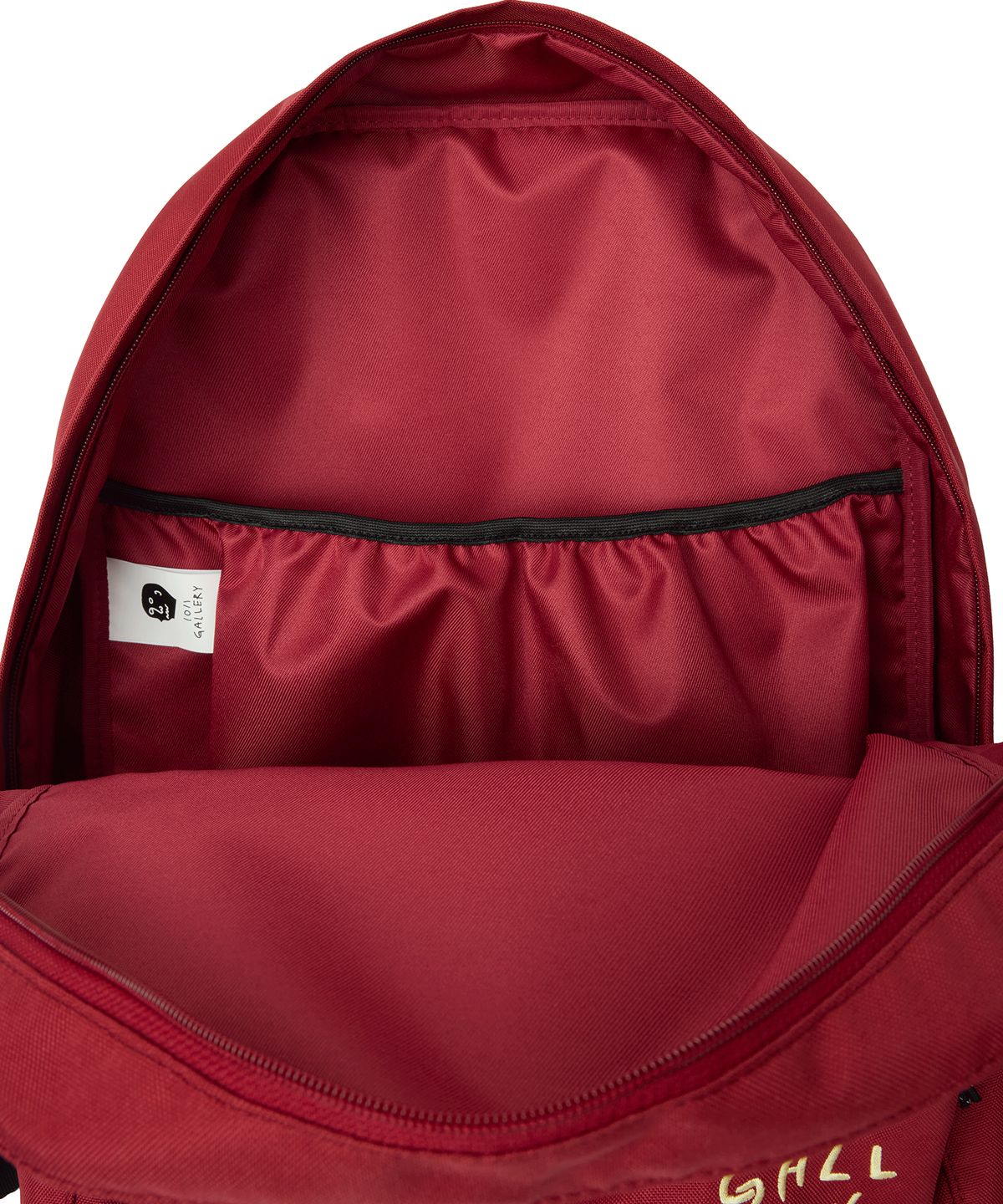 1011갤러리(1011 GALLERY) Gallery Logo Back Pack - Burgundy