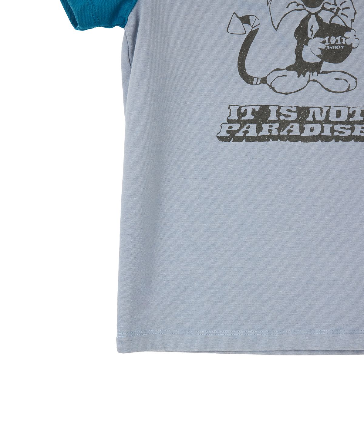 1011갤러리(1011 GALLERY) Women Gallery Sylvester Cat T-Shirts - Blue