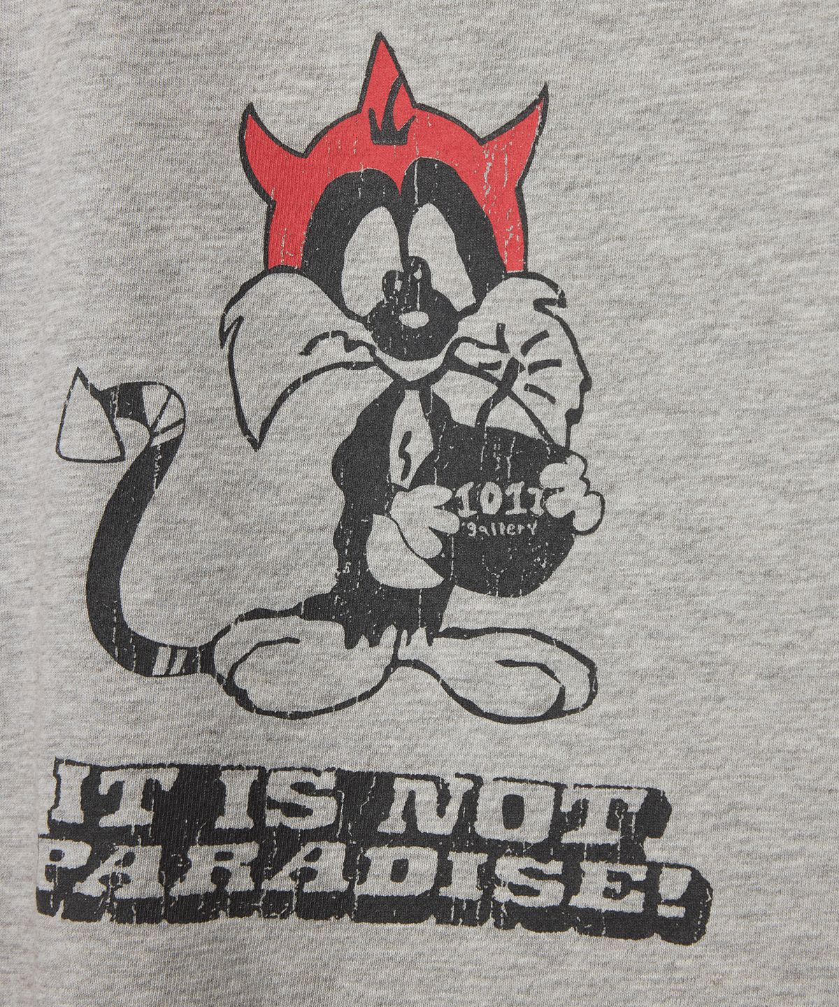 1011갤러리(1011 GALLERY) Gallery Sylvester Cat T-Shirts - Gray