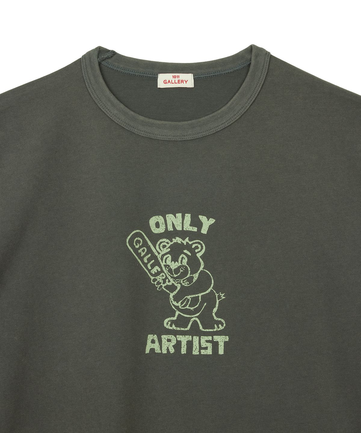 1011갤러리(1011 GALLERY) Only Artist T-Shirts - Charcoal